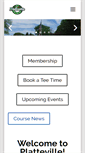 Mobile Screenshot of plattevillegolf.com